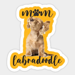 Mom Labradoodle Sticker